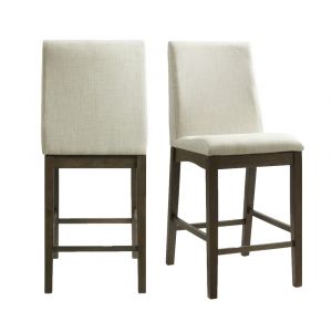 Picket House Furnishings - Simms Counter Height Side Chair in Walnut - (Set of 2) - DPR500CSC
