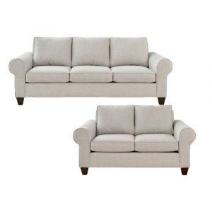 Picket House Furnishings - Sole 2PC Set with Sofa and Loveseat in Sincere Biscotti - U-705-8231-2PC