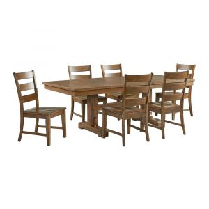Picket House Furnishings - Sultan 7PC Dining Set-Table & Six Side Chairs - DSL1007PC