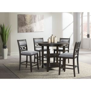 Picket House Furnishings Taylor Counter Height 5PC Dining Set in Walnut - DAH550C5PC