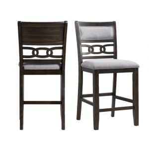 Picket House Furnishings - Taylor Counter Height Side Chair in Walnut - (Set of 2) - DAH550CSC
