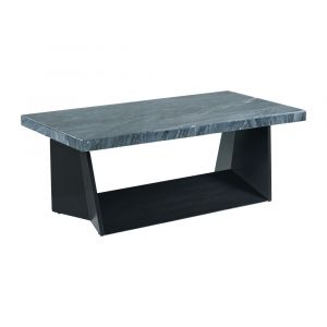 Picket House Furnishings - Tobias Coffee Table with Dark Marble Top - CTBY800CTC