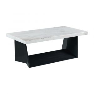 Picket House Furnishings - Tobias Coffee Table with White Marble Top - CTBY100CTC