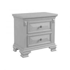 Picket House Furnishings - Trent 2-Drawer Nightstand in Grey - CY350NS