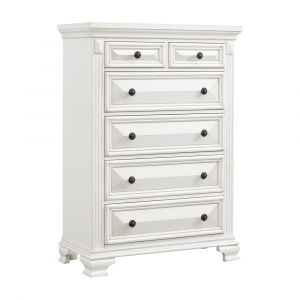 Picket House Furnishings - Trent 6-Drawer Chest in White - CY700CH