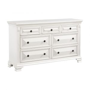 Picket House Furnishings - Trent 7-Drawer Dresser in White - CY700DR