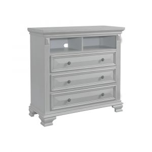 Picket House Furnishings - Trent Media Chest in Grey - CY300TV