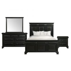 Picket House Furnishings - Trent Queen Panel 4PC Bedroom Set - CY600QB4PC