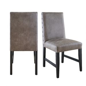 Picket House Furnishings - Tyler Standard Height Side Chair in Gray - (Set of 2) - MDCZ100GFSCW