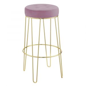 Picket House Furnishings - Vera Bar Stool in Blush - (Set of 2) - R-2190-1903-BSE