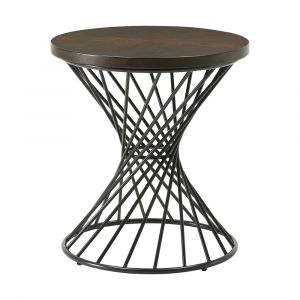 Picket House Furnishings - Williams Round End Table in Walnut - CTTR800ET
