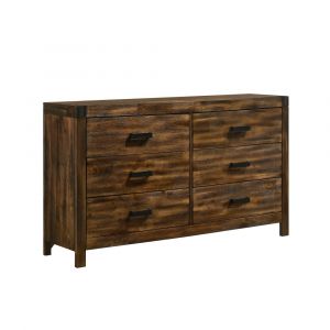 Picket House Furnishings - Wren 6-Drawer Dresser in Chestnut - WN100DR