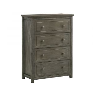 Picket House Furnishings - Wyatt 4-Drawer Chest in Grey Wire Brushed - TE300CH