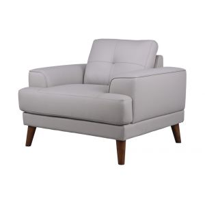 Porter Designs -  Anzio Top Quality Leather Chair, Cream - 02-204C-03-7120