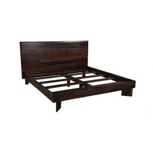 Porter Designs -  Cambria Solid Sheesham King Wood Bed, Gray - 04-116-04B-8391-KIT