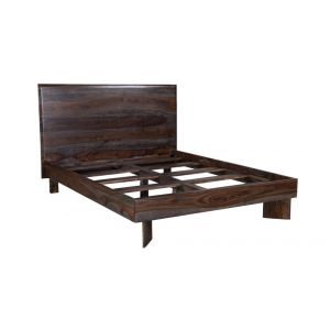 Porter Designs -  Cambria Solid Sheesham Queen Wood Bed, Gray - 04-116-14-8390M-KIT