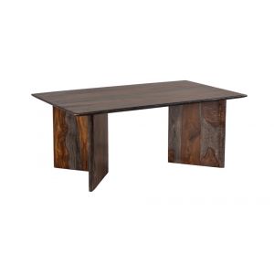 Porter Designs -  Cambria Solid Sheesham Wood Coffee Table, Gray - 05-116-01C-8400M-KIT