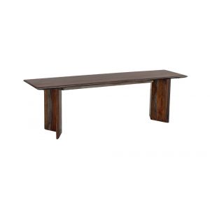 Porter Designs -  Cambria Solid Sheesham Wood Dining Bench, Gray - 07-116-13-8397M