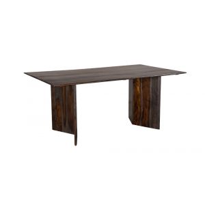 Porter Designs -  Cambria Solid Sheesham Wood Dining Table, Gray - 07-116-01D-8396M-KIT