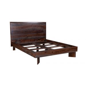 Porter Designs - Cambria Solid Sheesham Wood Queen Bed, Gray - 04-116-03B-8390M-KIT
