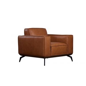 Porter Designs - Carina Top Grain Leather Chair, Brown - 02-204-03-2780