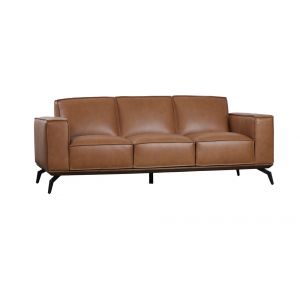 Porter Designs - Carina Top Grain Leather Sofa, Brown - 02-204-01-2780