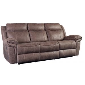 Porter Designs -  Carrizo Reclining Sofa, Brown - 03-180C-01-7621