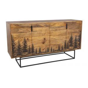 Porter Designs -  Cascade Solid Wood Sideboard, Natural - 07-215-06-55470