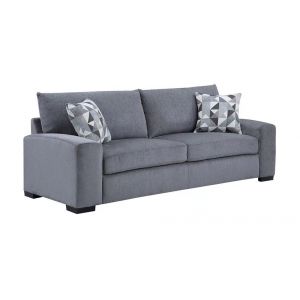 Porter Designs -  Clayton Soft Microfiber Sofa, Gray - 01-207C-01-5345
