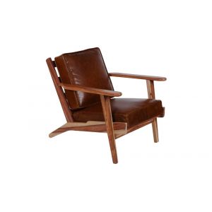 Porter Designs -  Corvallis Solid Sheesham Wood Accent Chair, Natural - 02-108-06-0440