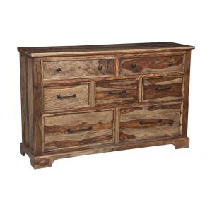 Porter Designs -  Crossroads Solid Sheesham Wood Dresser, Brown - 04-196-01-C04H