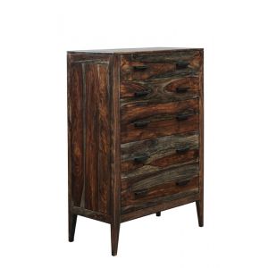 Porter Designs -  Fall River Solid Sheesham Wood Chest, Gray - 04-117-03-4477