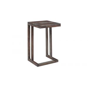 Porter Designs -  Fall River Solid Sheesham Wood End Table, Gray - 05-117-12-4421