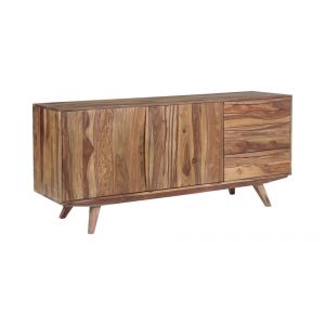 Porter Designs - Fusion Solid Sheesham Wood Sideboard, Light Brown - 07-117-06-6735N