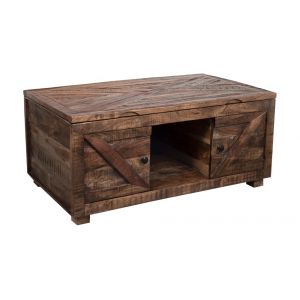 Porter Designs -  Gunnison Solid Wood Lift Top Coffee Table, Brown - 05-190-04-2011