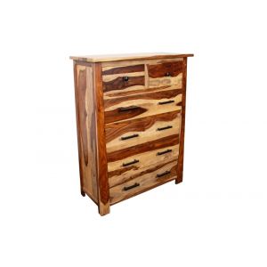 Porter Designs -  Kalispell Solid Sheesham Wood Chest, Natural - 04-116-03-PDU109