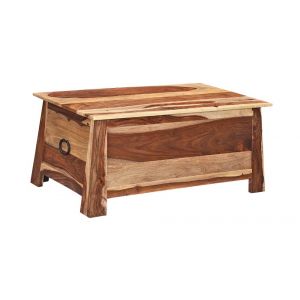 Porter Designs -  Kalispell Solid Sheesham Wood Coffee Table, Natural - 05-116-12-2419