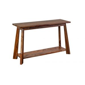 Porter Designs -  Kalispell Solid Sheesham Wood Console Table, Natural - 05-116-10-PDU125H