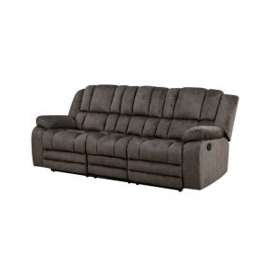 Porter Designs -  Knox Microfiber Reclining Sofa, Gray - 03-201C-01-5213