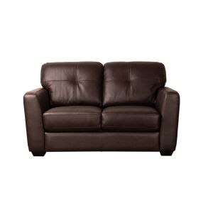 Porter Designs - Mantua Top Grain Leather Loveseat, Brown - 02-189-02-4667