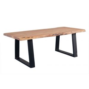 Porter Designs -  Manzanita Live Edge Solid Acacia Wood Coffee Table, Natural - 05-196-02-4610T-KIT