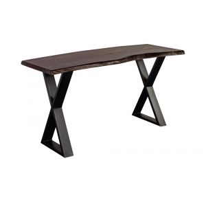 Porter Designs -  Manzanita Live Edge Solid Acacia Wood Console Table, Gray - 05-196-10-5830X-KIT