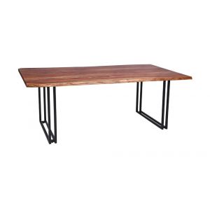 Porter Designs -  Manzanita Live Edge Solid Acacia Wood Dining Table, Brown - 07-196-01-DT82HW-KIT