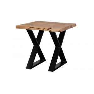 Porter Designs -  Manzanita Live Edge Solid Acacia Wood End Table, Natural - 05-196-07-2310X-KIT