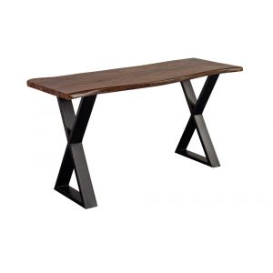 Porter Designs -  Manzanita Live Edge Solid Sheesham Wood Console Table, Brown - 05-196-10-5840X-KIT
