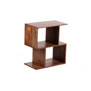 Porter Designs -  Portola Solid Acacia Wood Bookcase, Brown - 10-108-01-1212