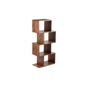 Porter Designs -  Portola Solid Acacia Wood Bookcase, Brown - 10-108-01-1222