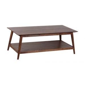 Porter Designs -  Portola Solid Acacia Wood Coffee Table, Brown - 05-108-02-5021