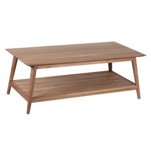 Porter Designs -  Portola Solid Acacia Wood Coffee Table, Natural - 05-108-02-5012