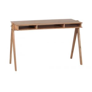 Porter Designs -  Portola Solid Acacia Wood Desk, Brown - 04-108-23-9190